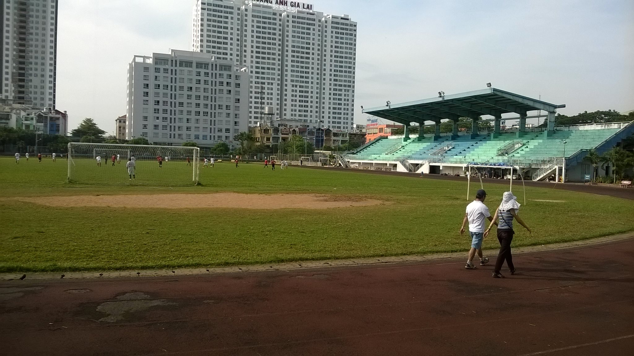 Sân Futsal ở nhà thi đấu Thái Sơn Nam