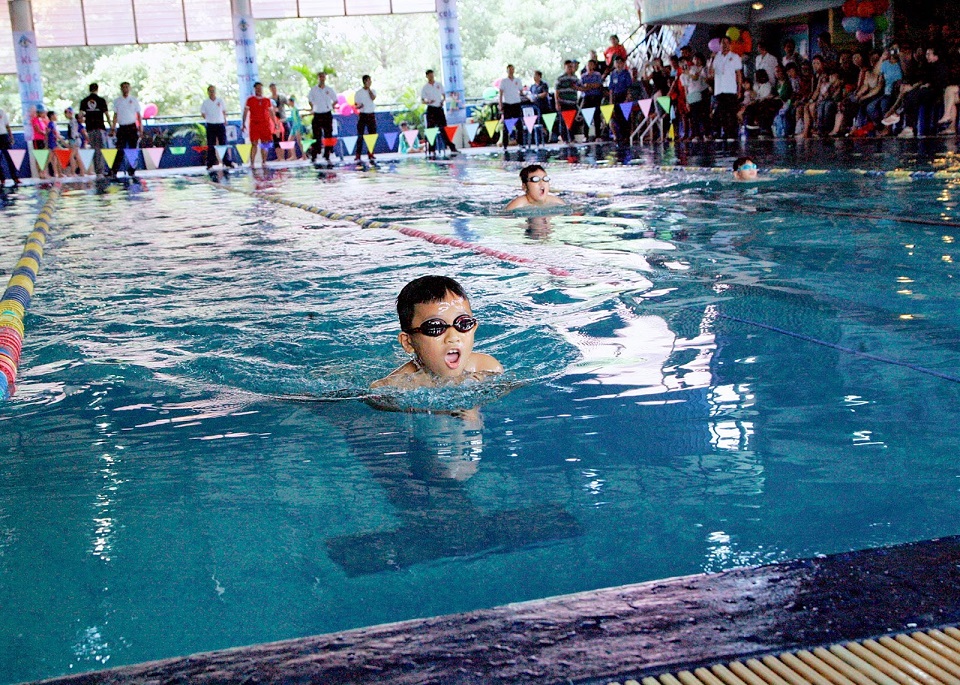 Lớp Học Bơi Hồ bơi Đại Thế Giới Quận 5.