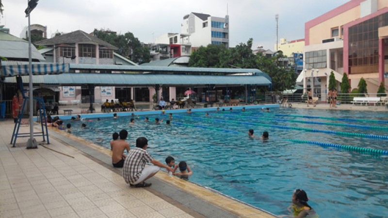Hồ bơi trung tâm văn hóa thể thao quận Tân Bình